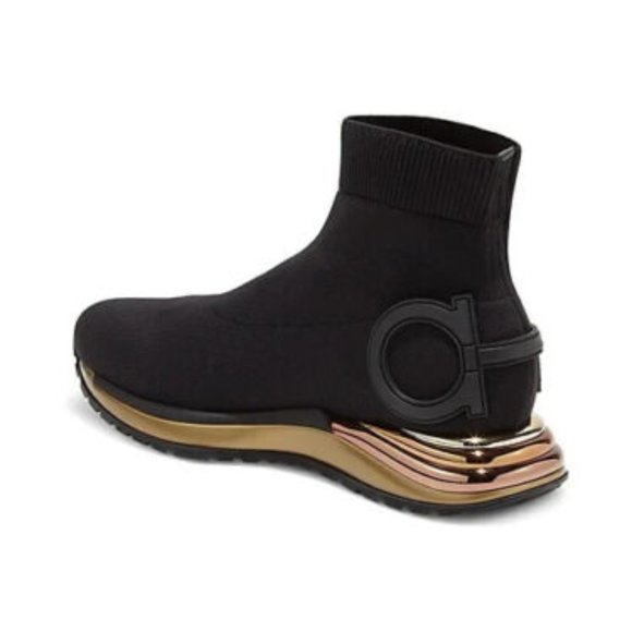 FERRAGAMO Gancini Sock Sneakers